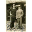 H013. Jacques Thibaud and his son. “To Ruth with all my hopes / St Jean de Luz / 12 July 1932”